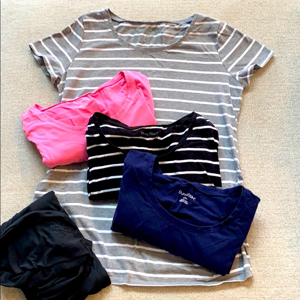SOLD. BumpStart Maternity Shirt Bundle w/Leggings.
